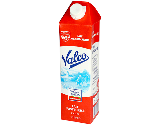 lait pasteurisé entier
